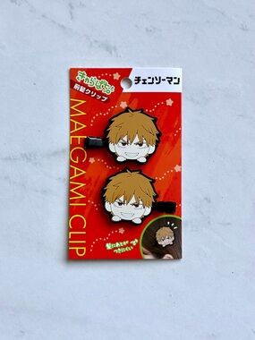 NWT Chainsaw Man Denji Hair Clips Set Anime Japan MAPPA